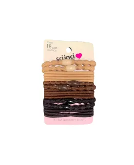 Hair Ties and Elastics. Assorted styles and colors