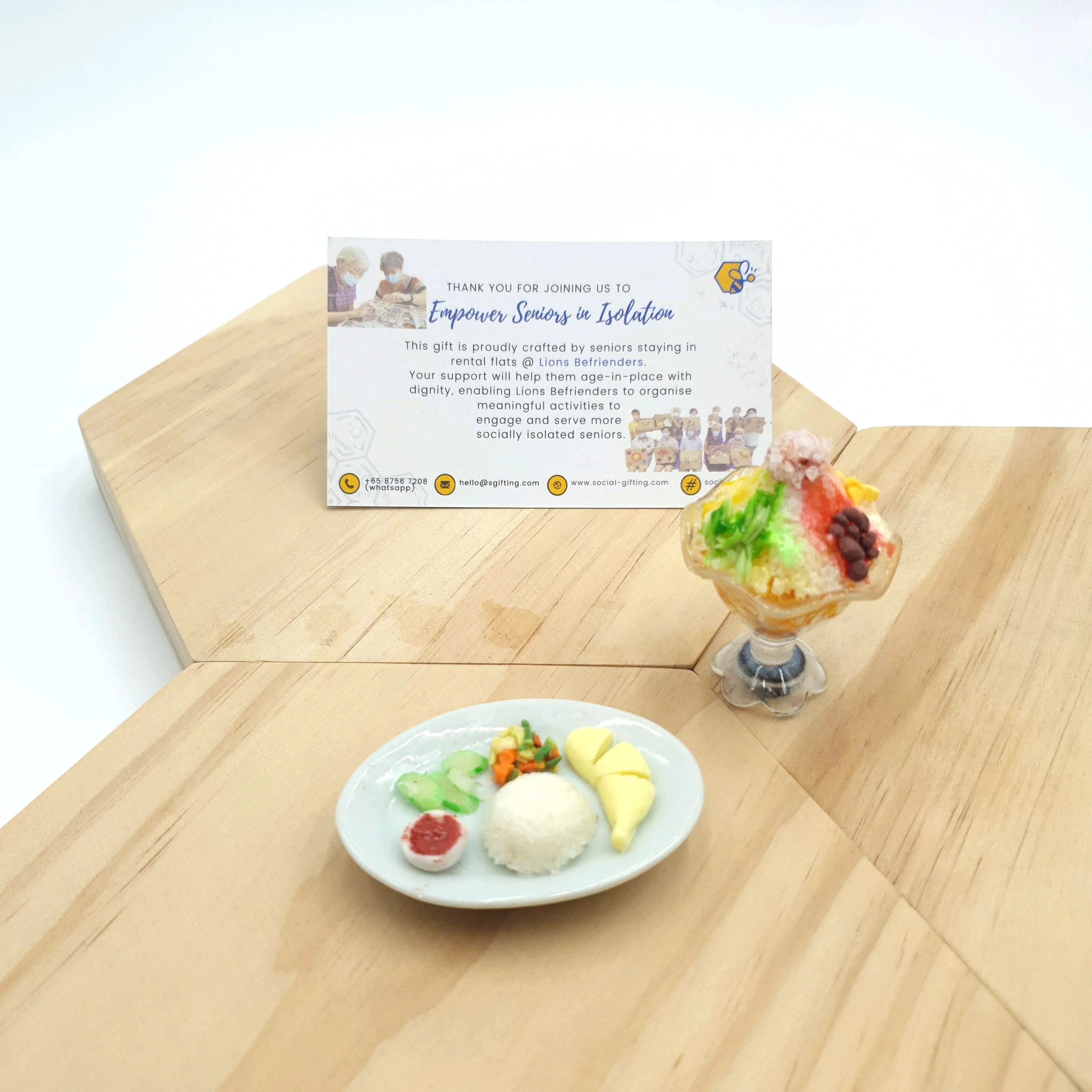 Handmade Miniature Food Platter Magnet (2)