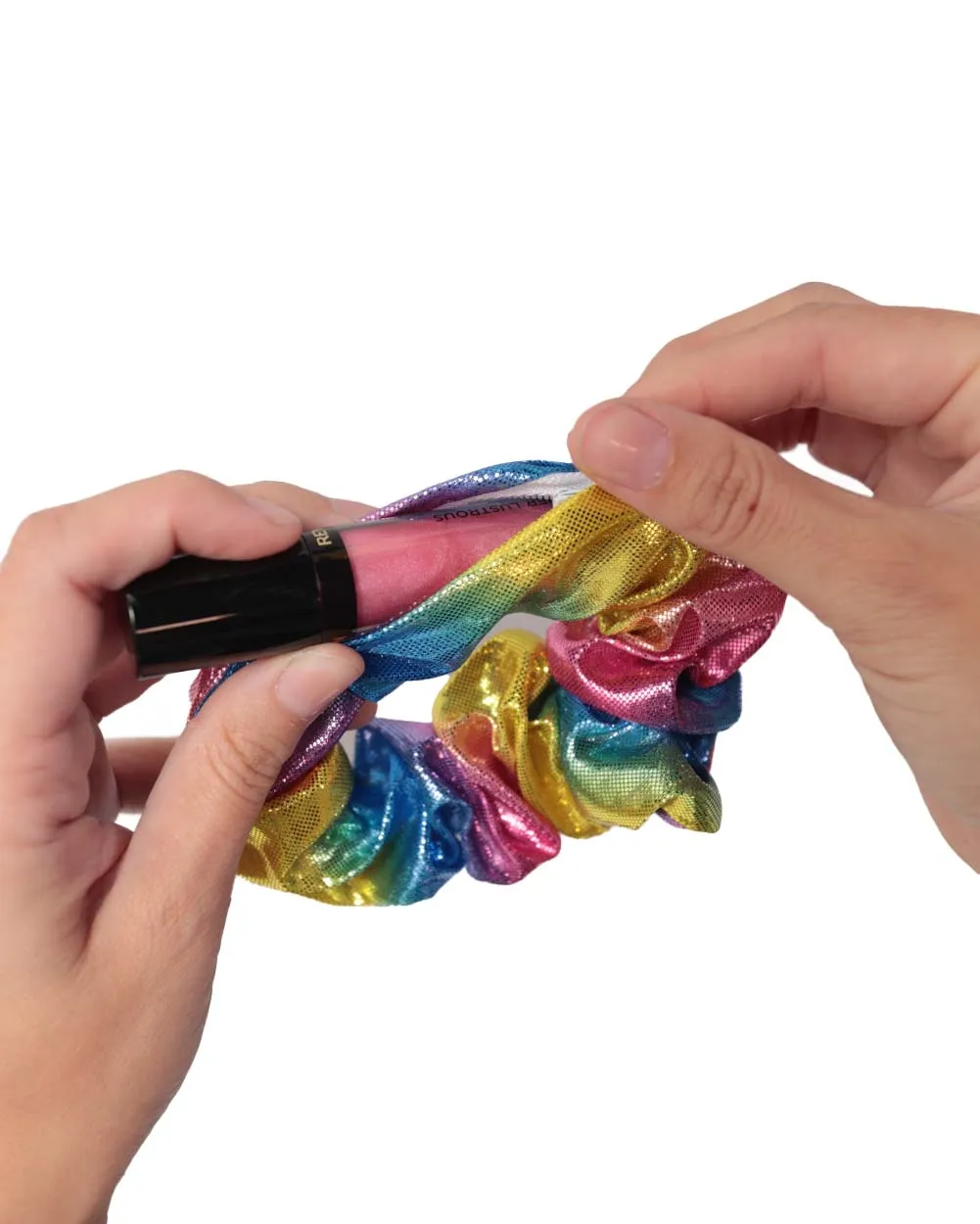 Happy Thoughts Holo Pocket Scrunchies