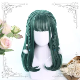 HARAJUKU LOLITA DARK GREEN WIG BY31012