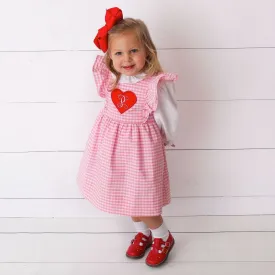 Heart Pinafore Dress