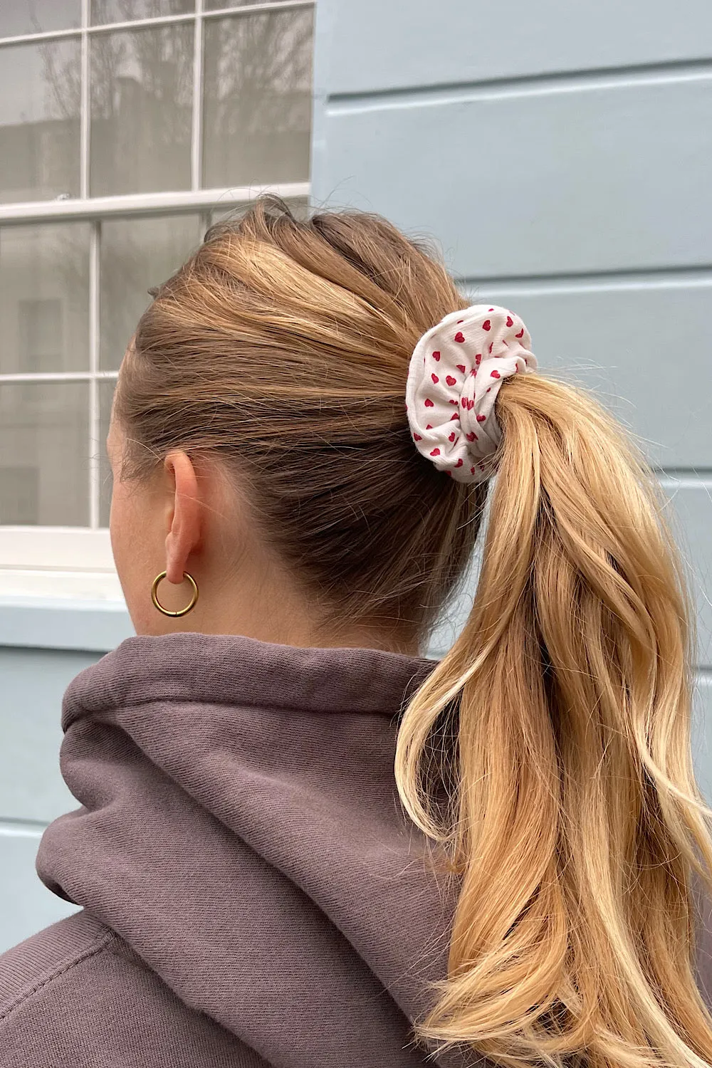 Heart Scrunchie