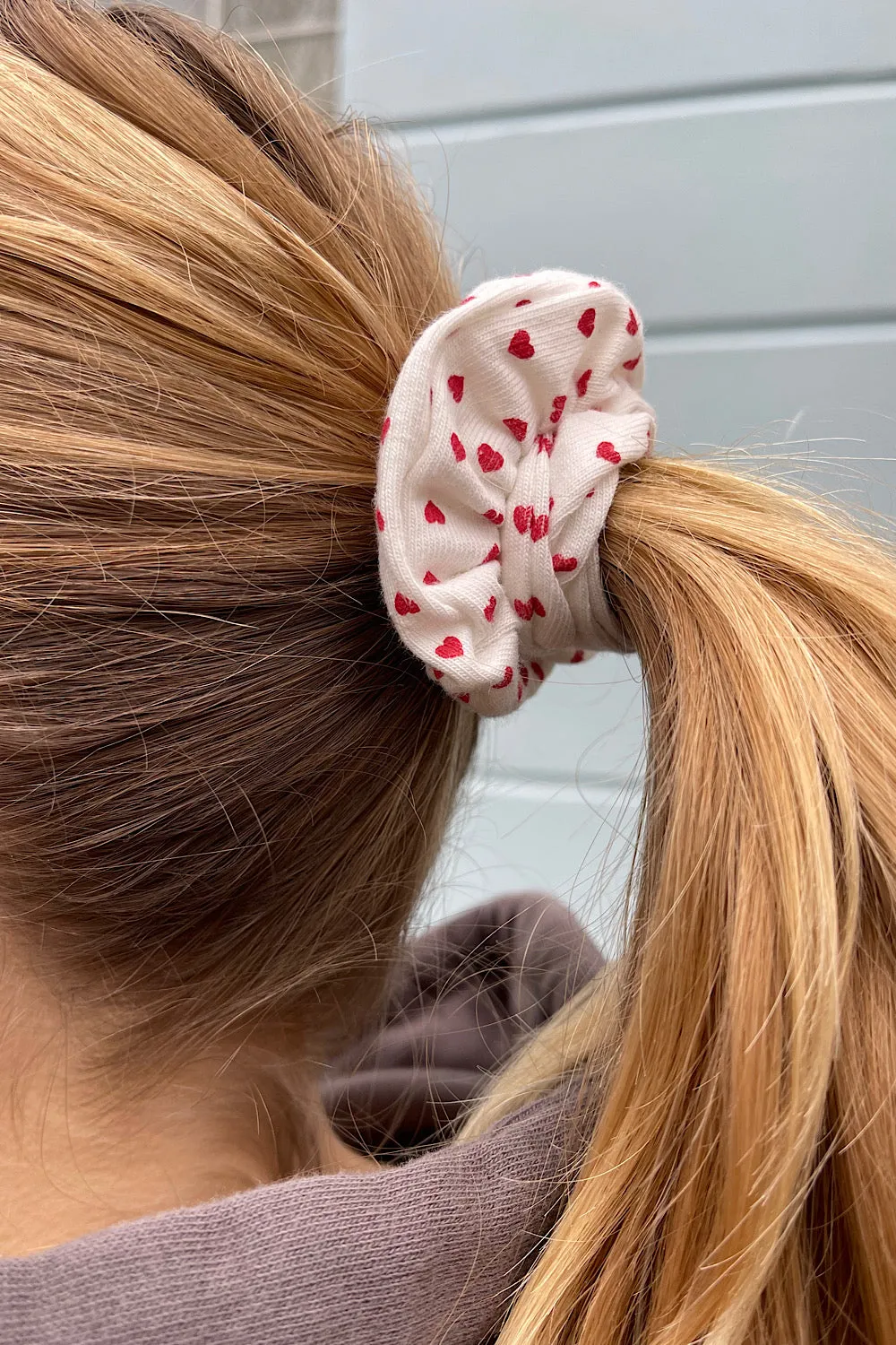 Heart Scrunchie