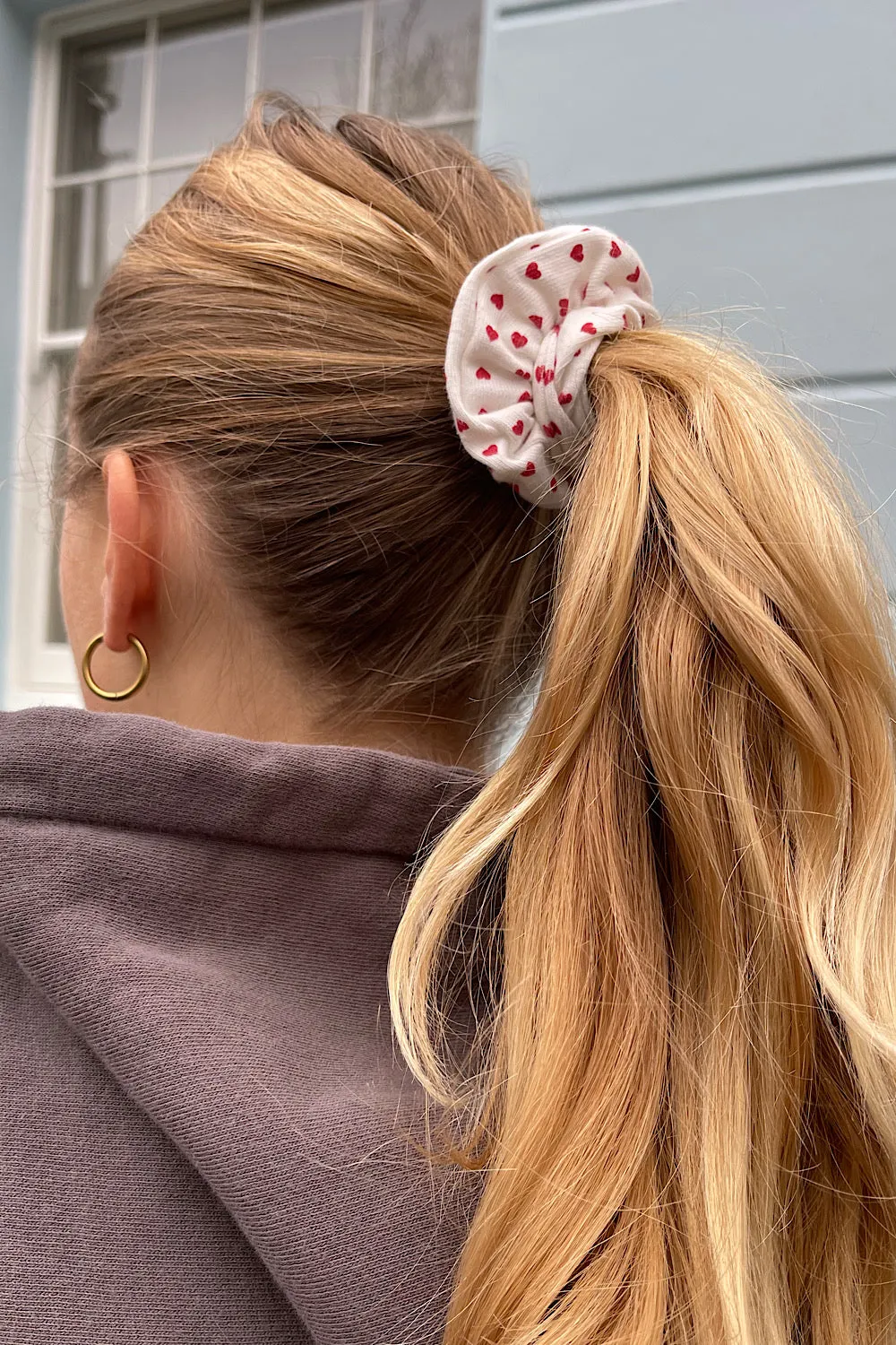 Heart Scrunchie