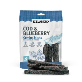 Icelandic  Cod & Blueberry Combo Sticks Dog Treats