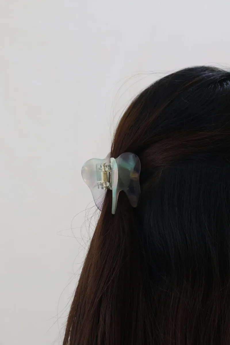 Iridescent Tooth Hair Clip