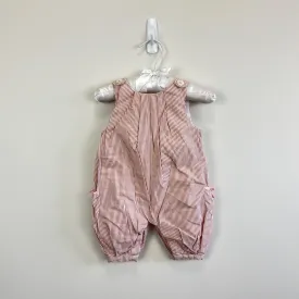 Jacadi Paris Cozy Striped Overalls 1 Month