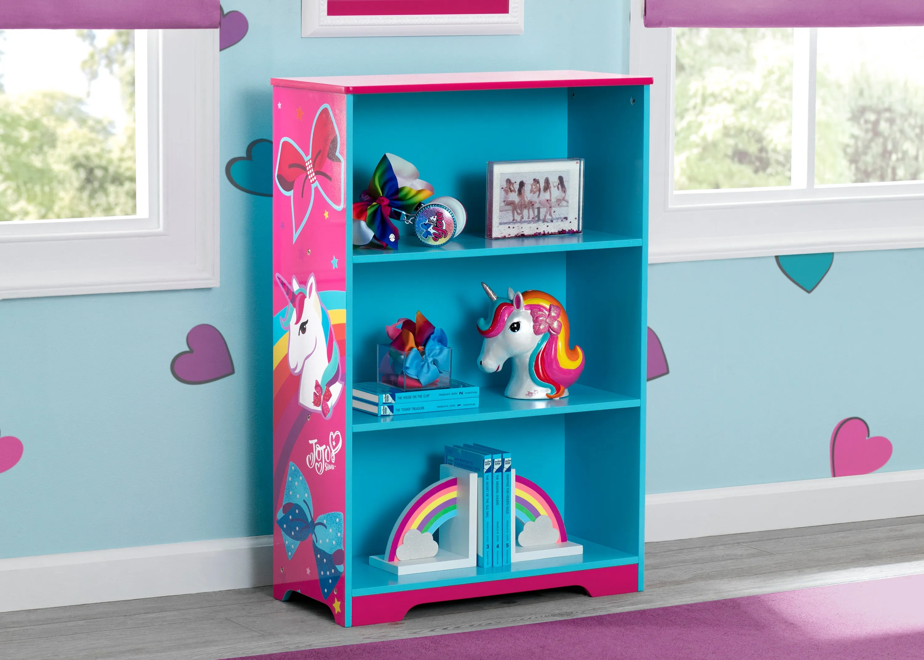 JoJo Siwa Deluxe 3-Shelf Bookcase