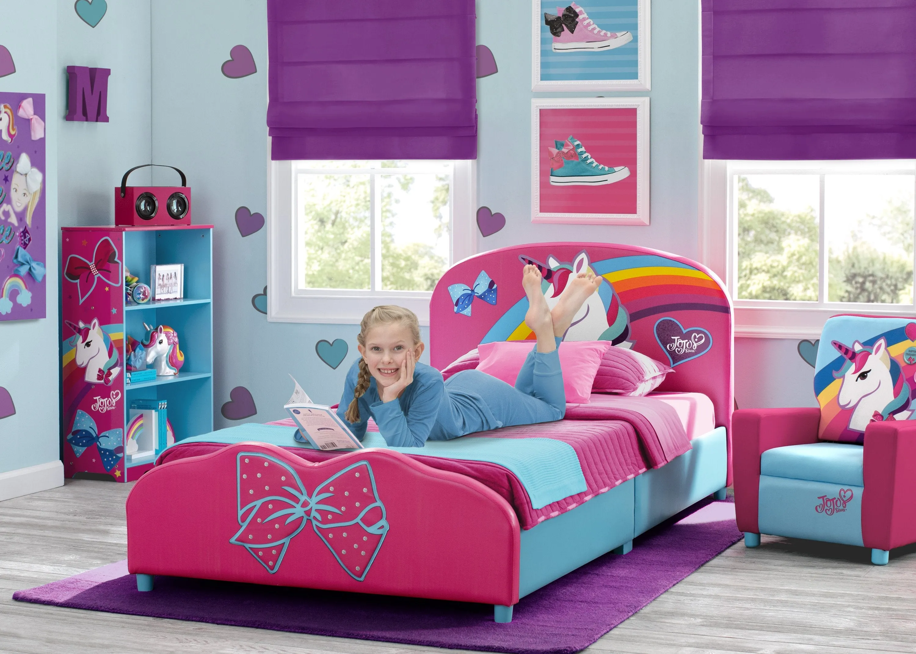 JoJo Siwa Deluxe 3-Shelf Bookcase