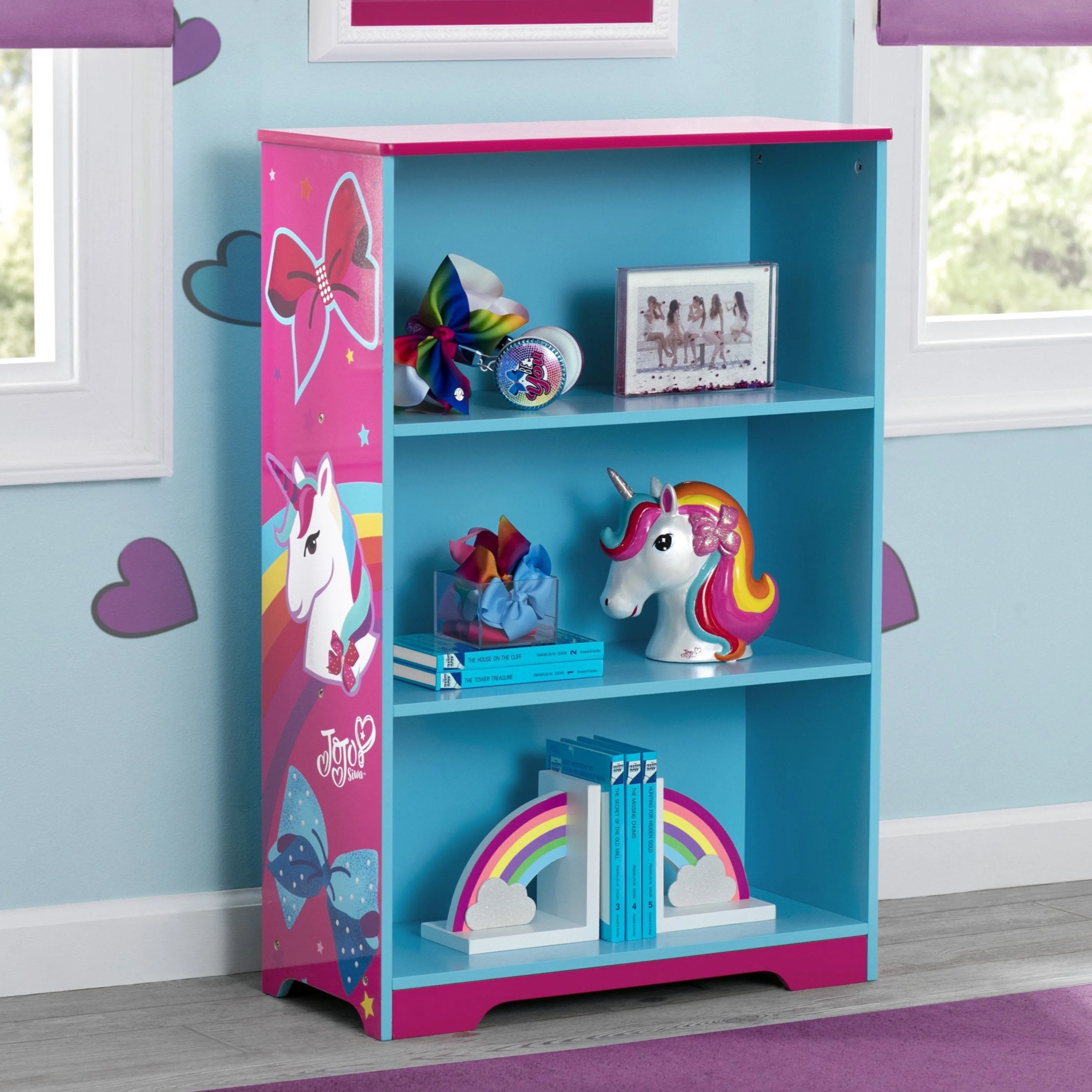 JoJo Siwa Deluxe 3-Shelf Bookcase