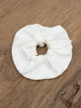 Jumbo Bamboo Scrunchie Ivory