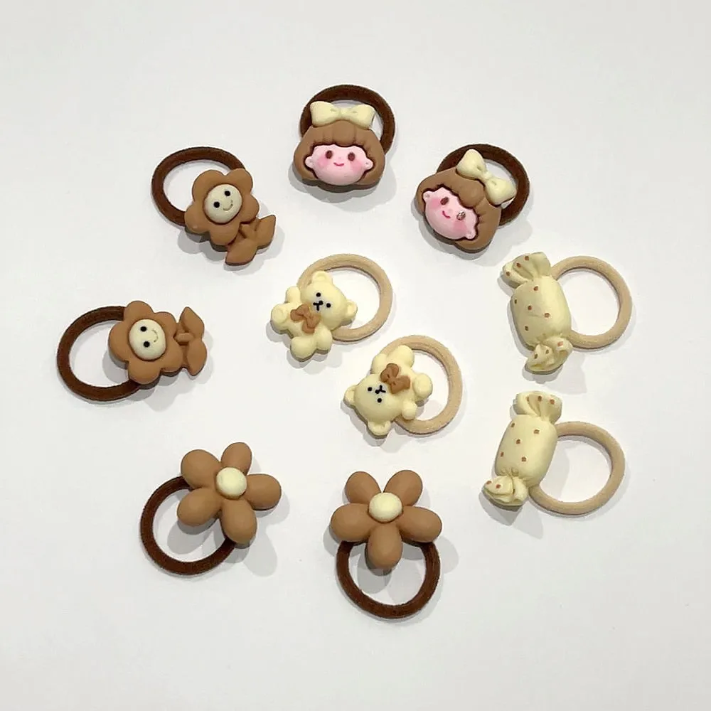 Kawaii Brown Hair Ties