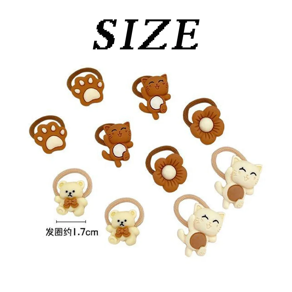 Kawaii Brown Hair Ties