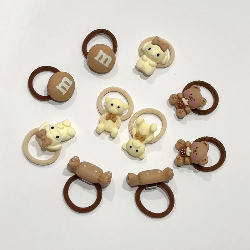 Kawaii Brown Hair Ties