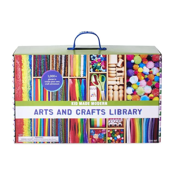 Sure! Here’s an optimized title for the product:

**Kid Made Modern Ultimate Arts & Crafts Library – Creative Inspiration Kit for Young Artists**