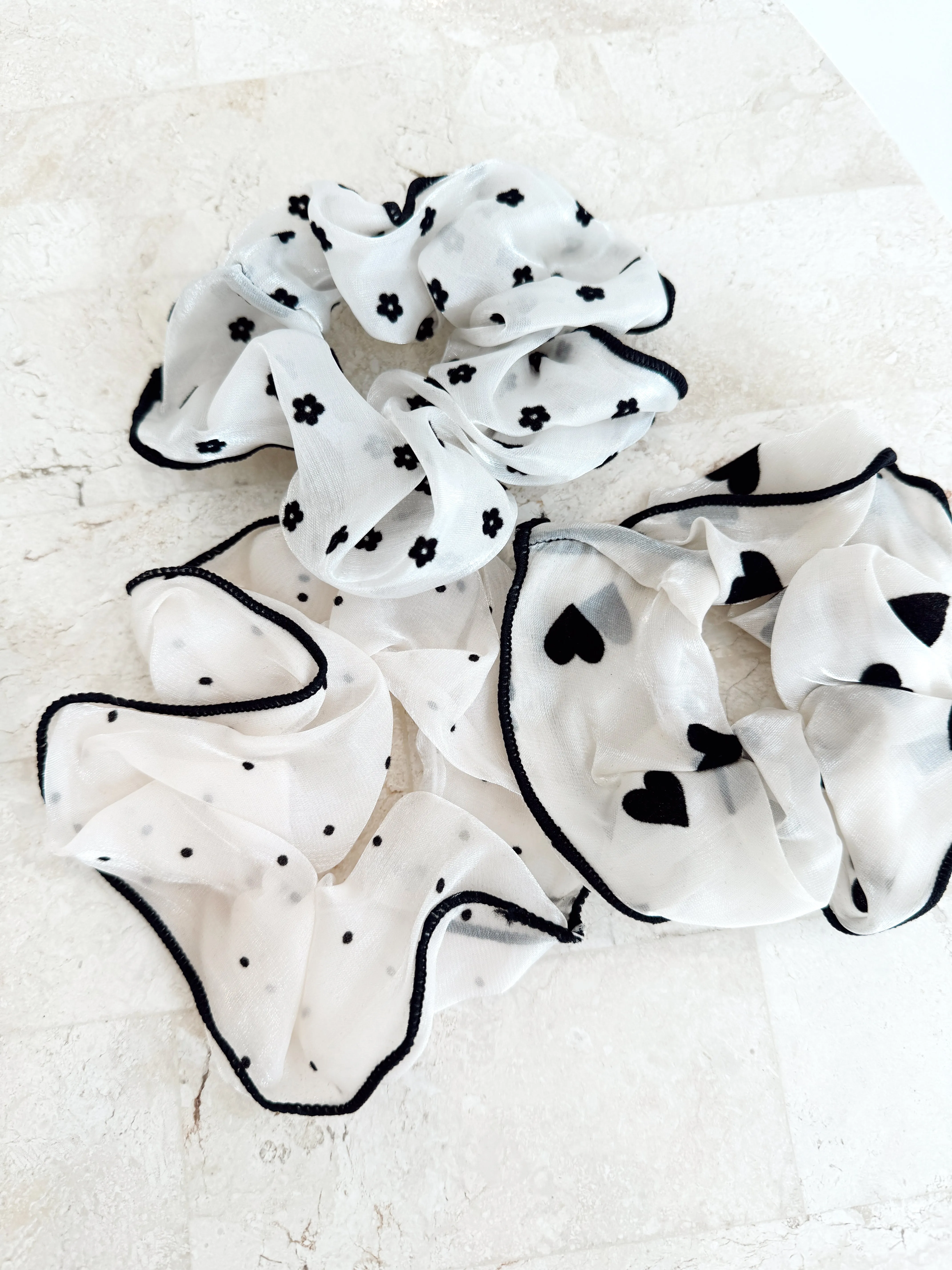 Large Scrunchie Pack - Polka dot