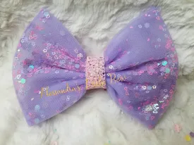 Lavender Dreams Confetti Bow