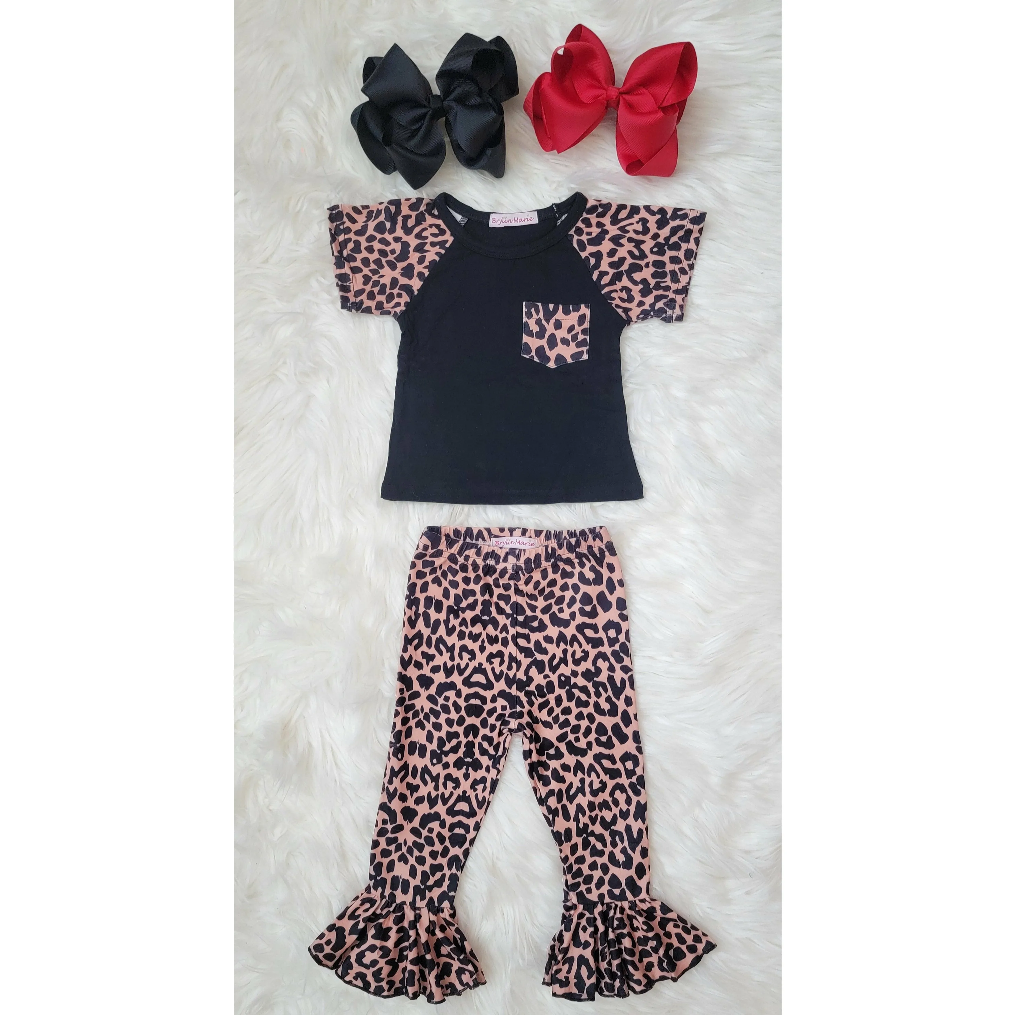 Leopard Ruffle Set