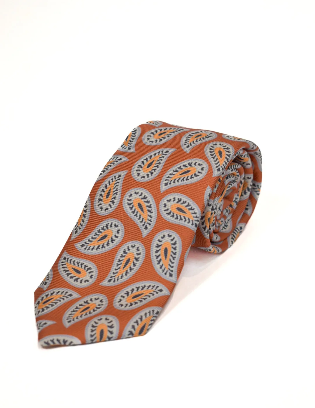 Liam John Geometric Paisley Tie