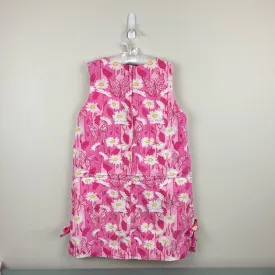 Lilly Pulitzer Girls Pink Daisies Shift Dress 8