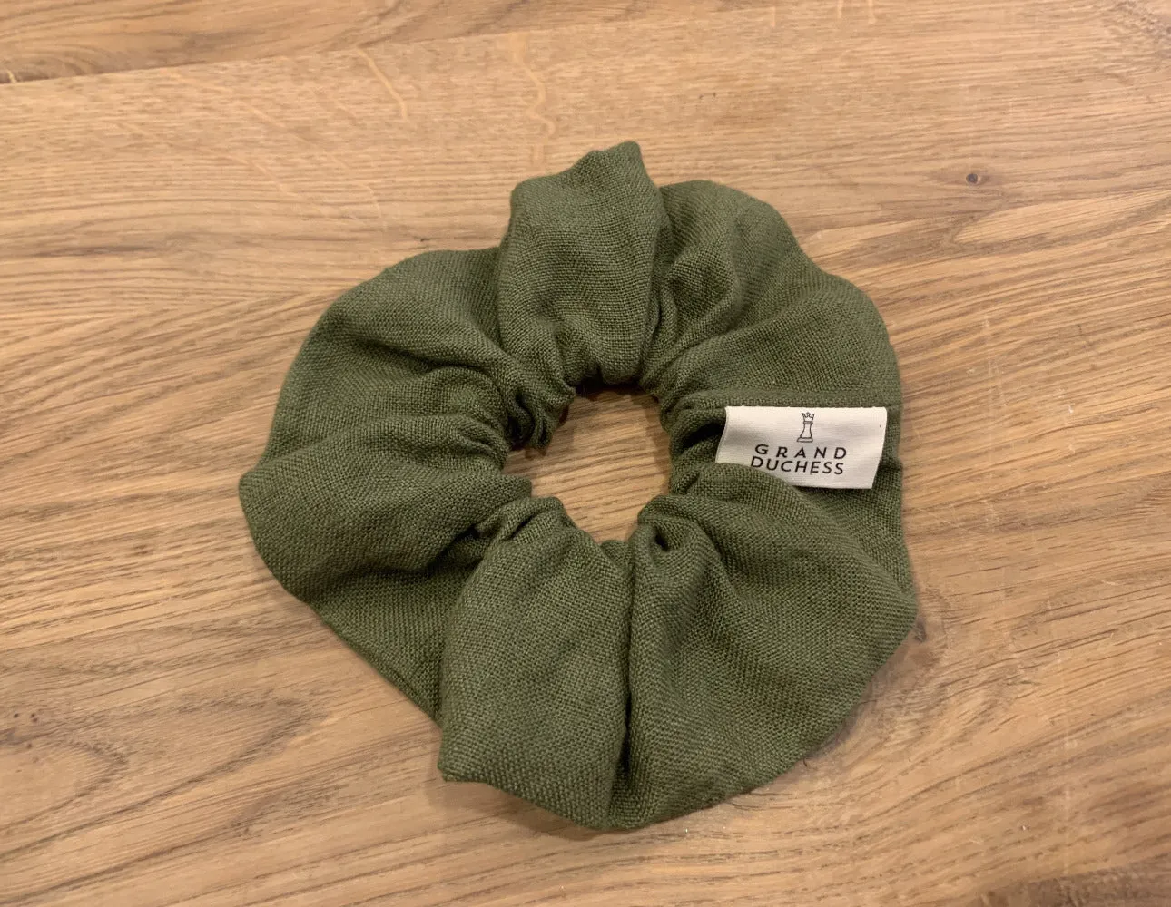 Linen Scrunchie "Beloved"