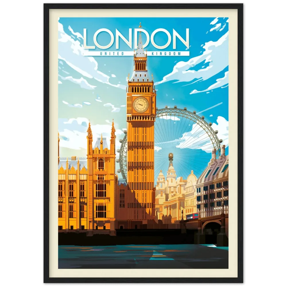 London Retro Wall Art