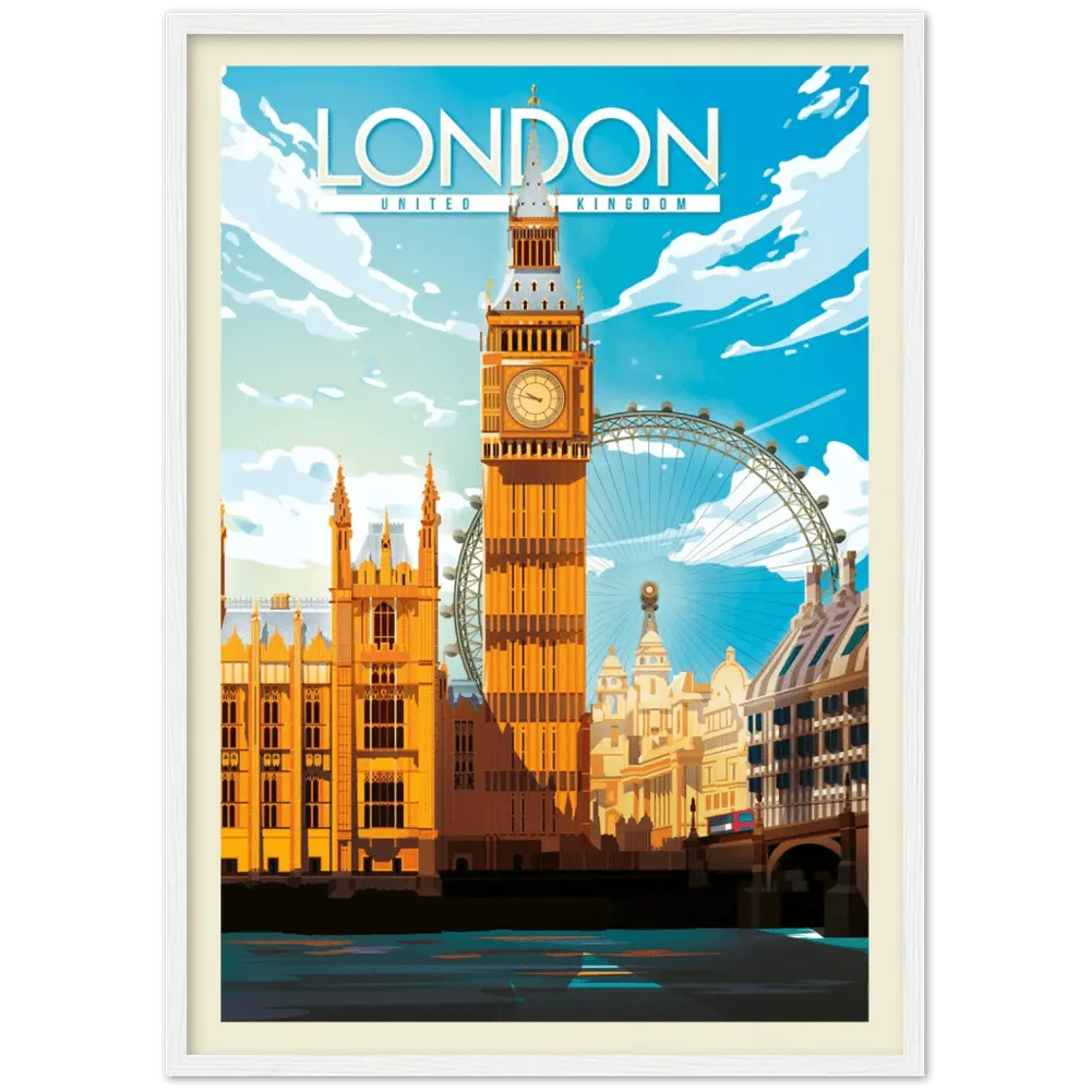 London Retro Wall Art