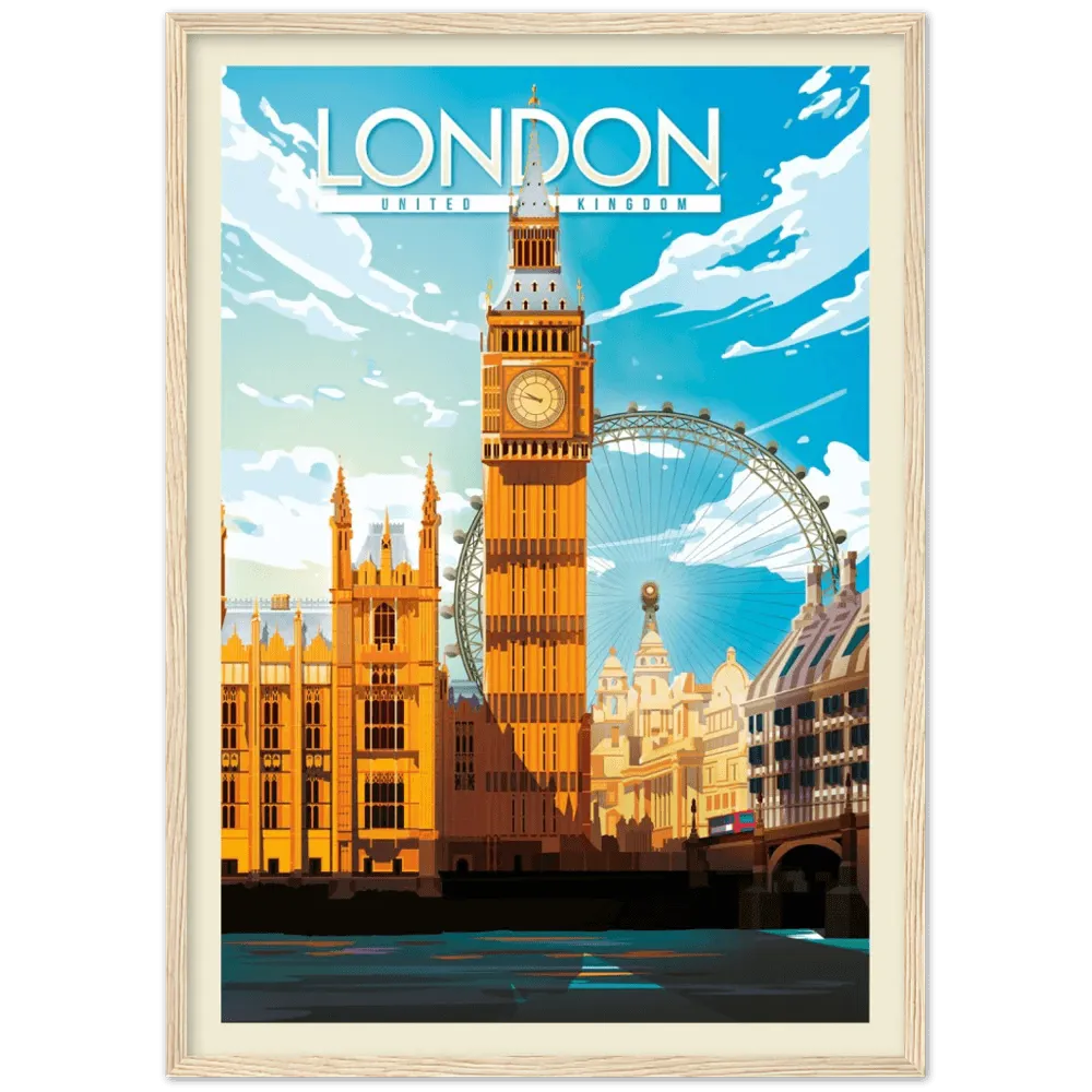 London Retro Wall Art