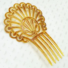 Mantilla Style Celluloid Hair Comb