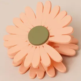 Matte Flower Shaped Design Hair Clip