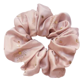 Meteor Shower Scrunchie in Dusty Pink