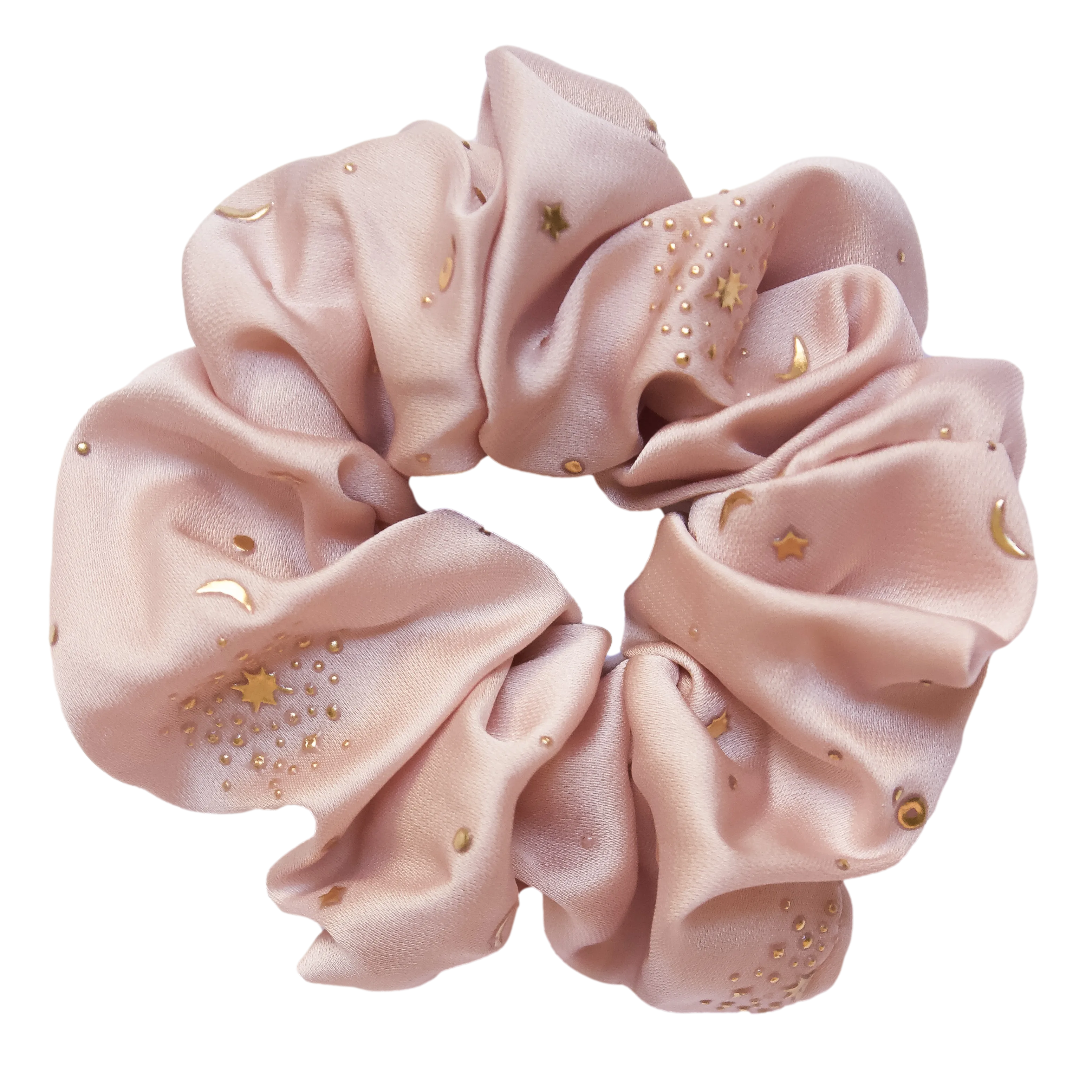 Meteor Shower Scrunchie in Dusty Pink