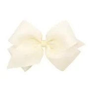 Off white organza overlay bow