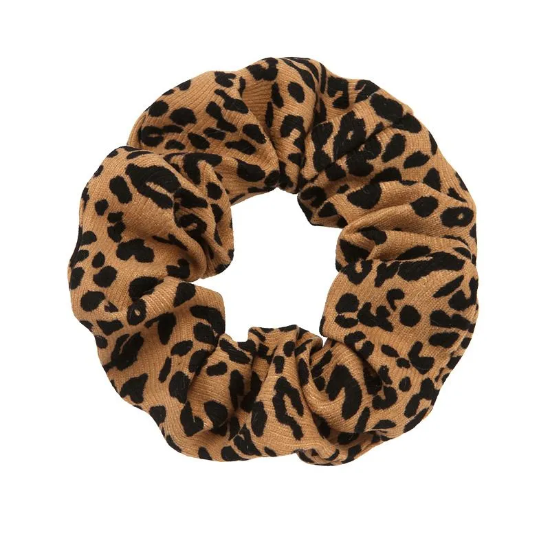 Oversized Leopard Dots Tie Dye Velvet Hair Scrunchies Hairbands