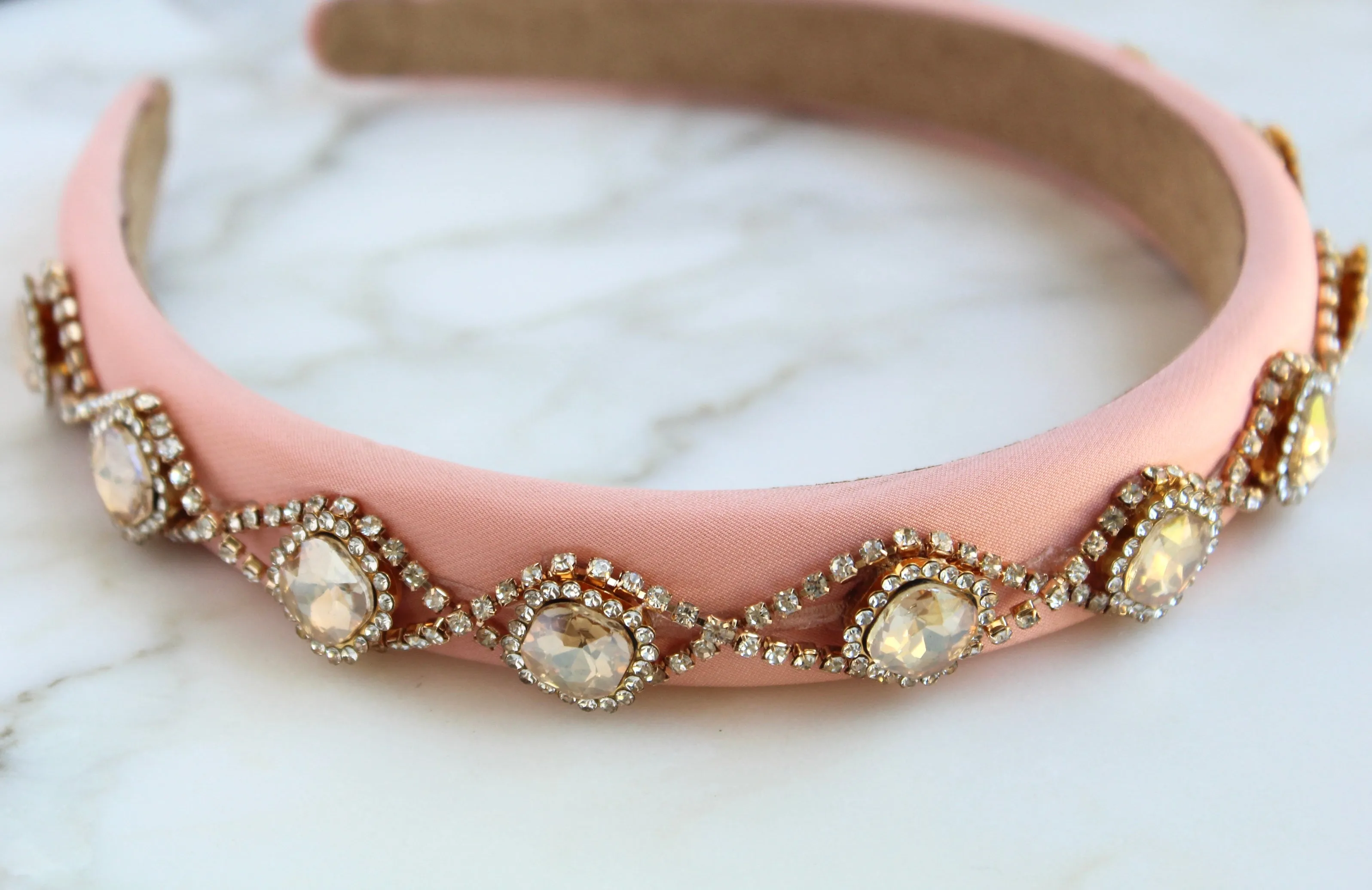 Peach Rose Headband