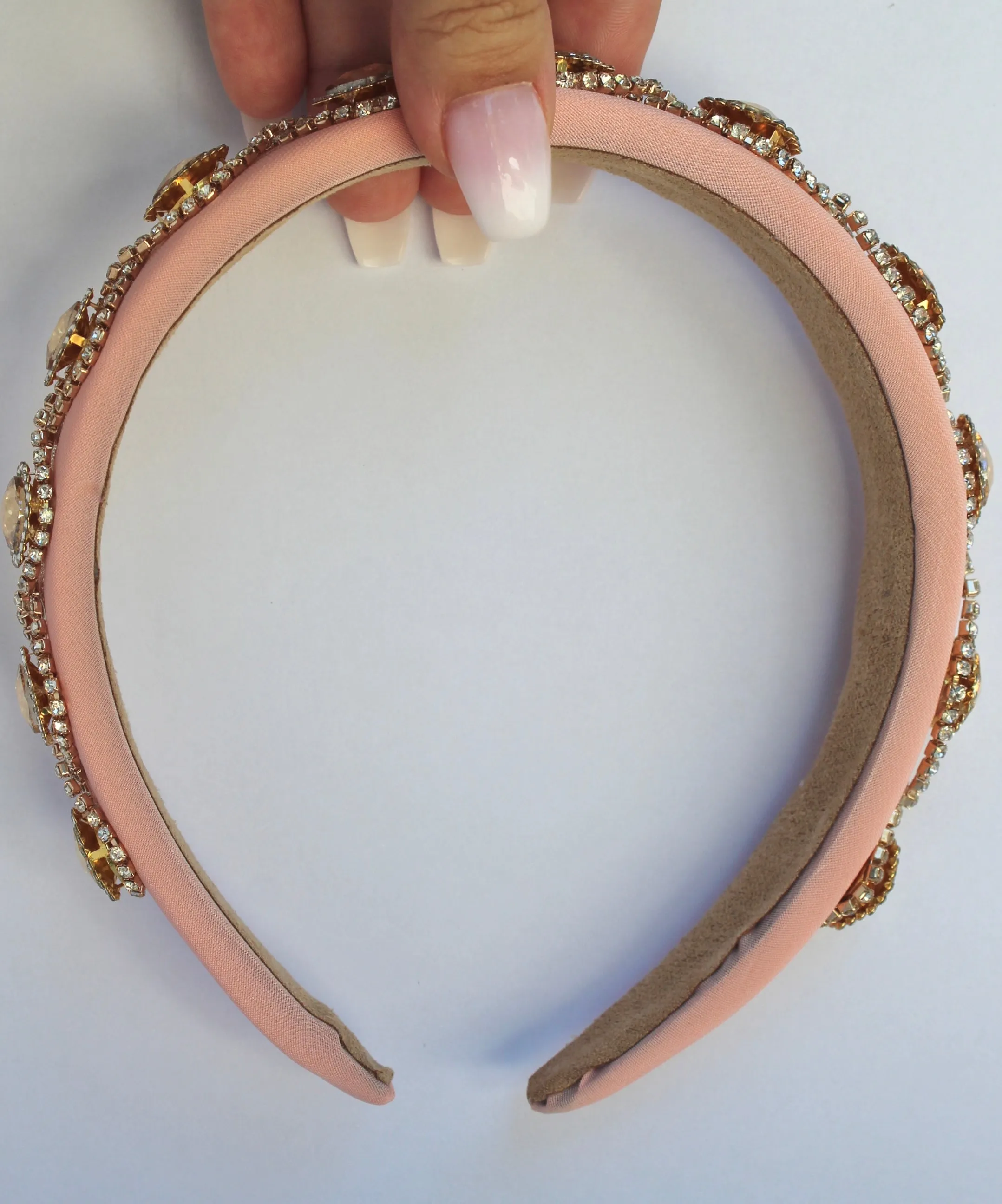 Peach Rose Headband