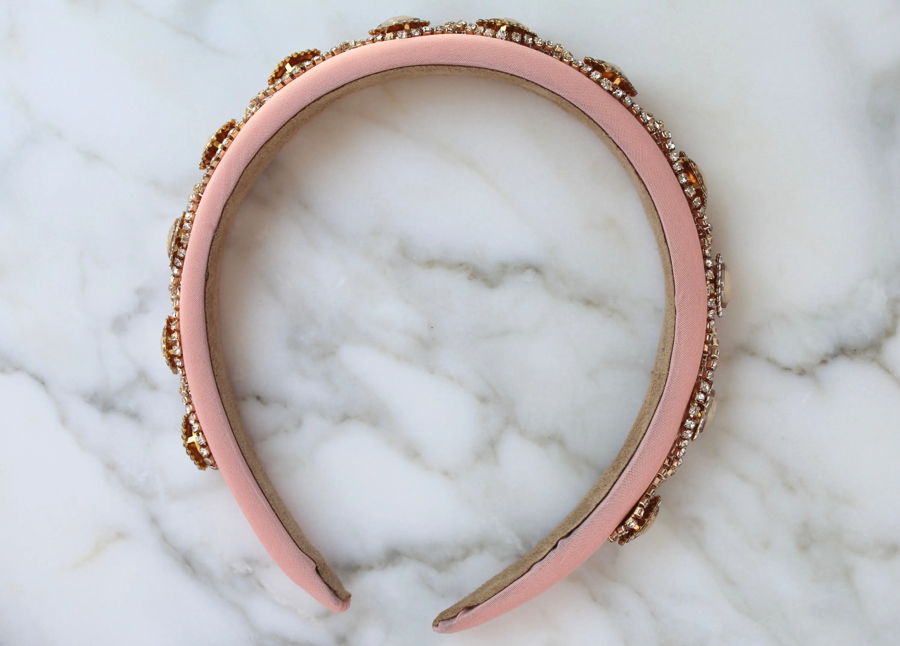 Peach Rose Headband