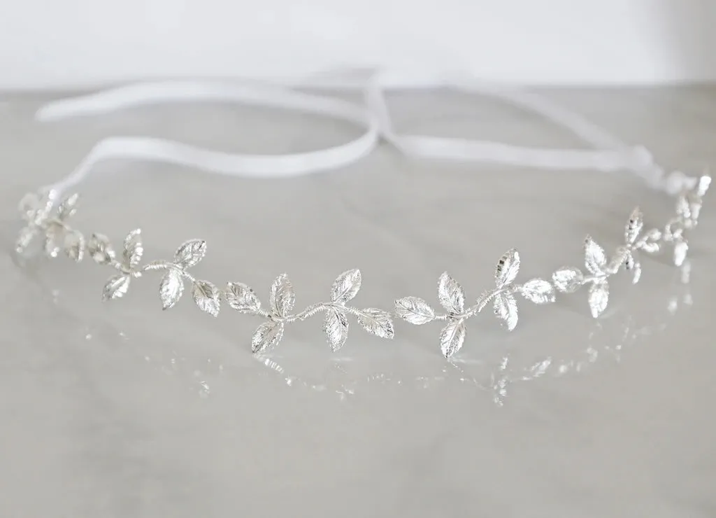 Petite Leaf Bridal Crown