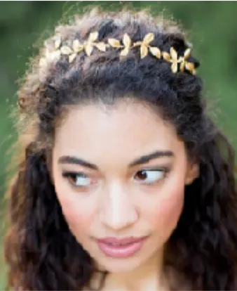 Petite Leaf Bridal Crown