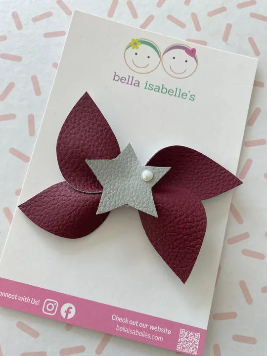 Pinwheel bow with star