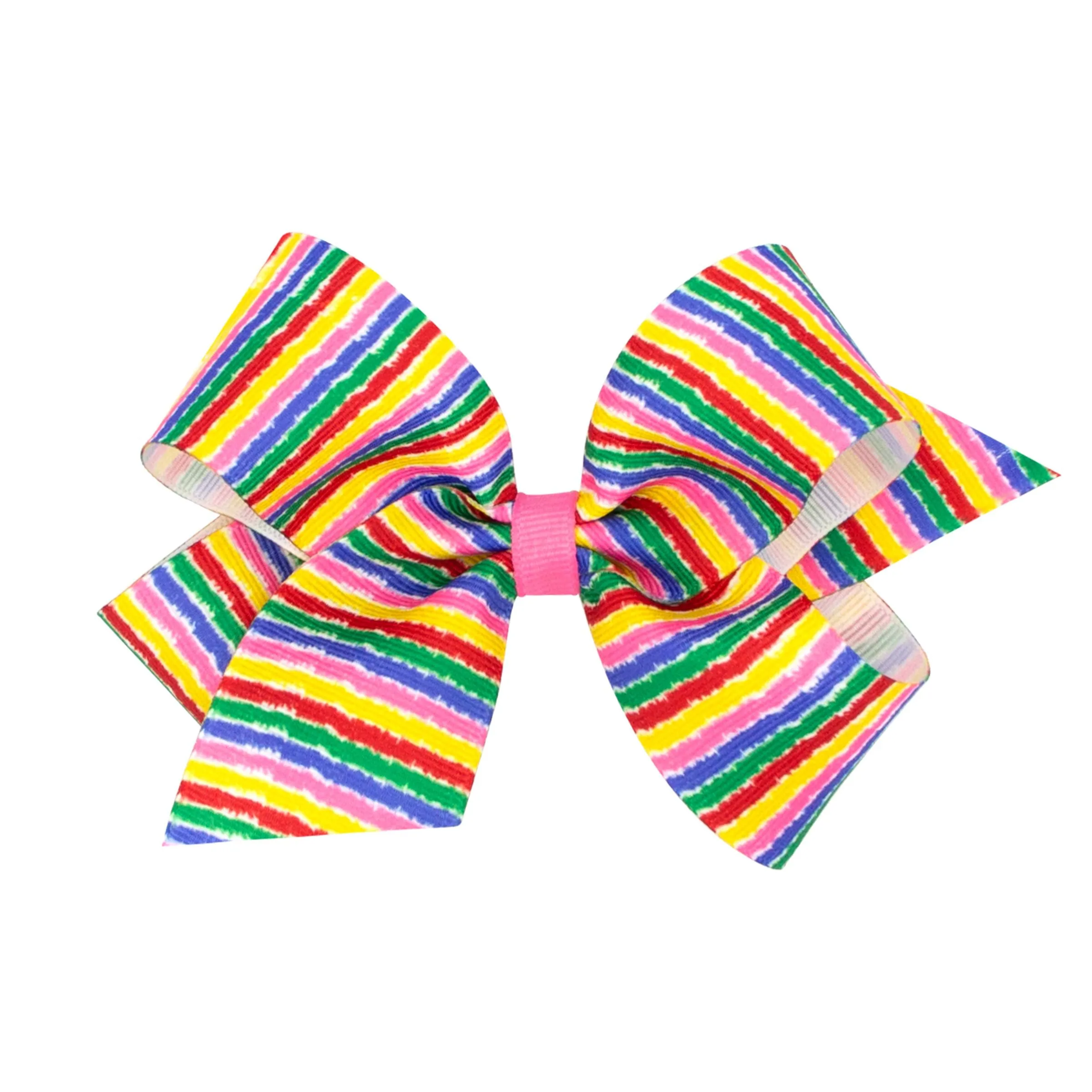 Plaid printed grosgrain bows