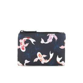 Pouch Zip Small Koi Navy