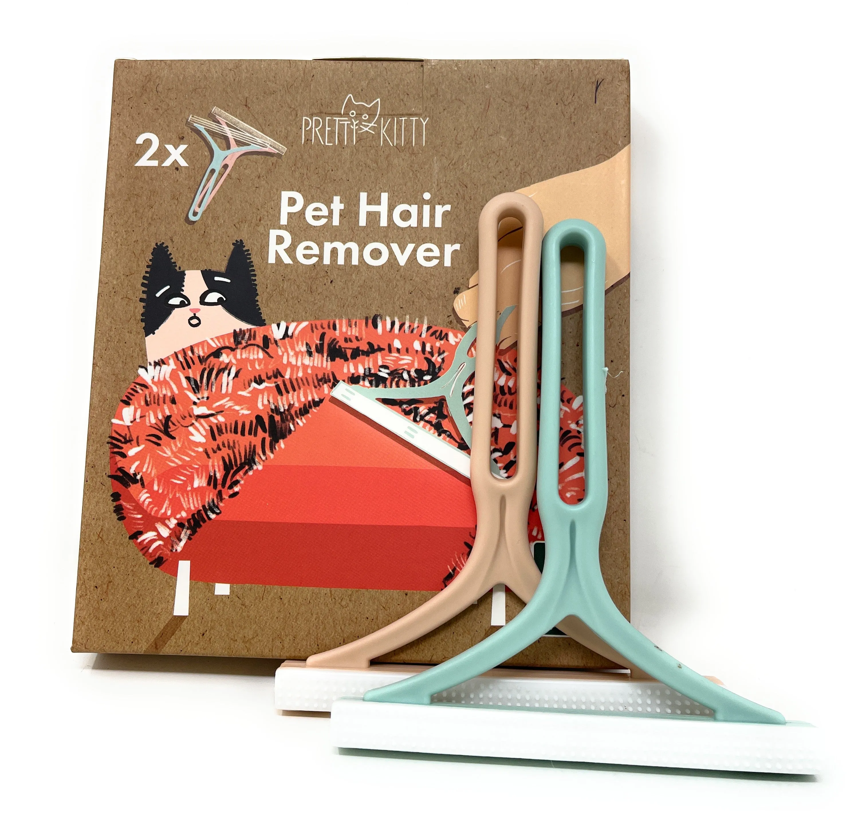 Pretty Kitty Pet Hair Remover Set of 2