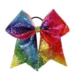 Rainbow Sequin Oversized Bow