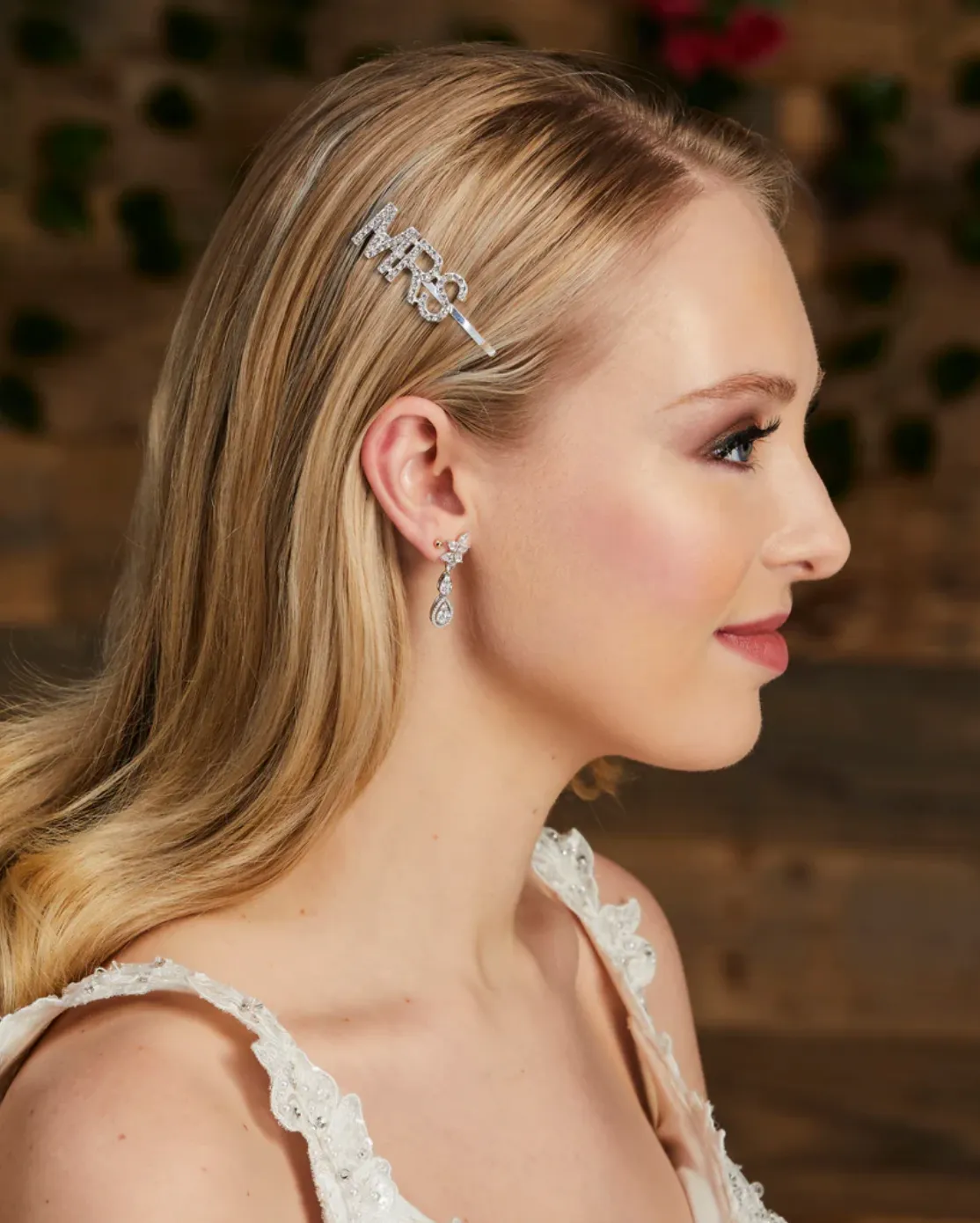 Rhinestone 'Mrs.' Bobby Pin