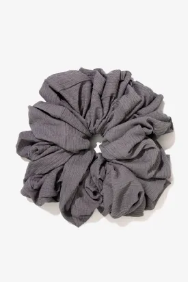 Ribbed Volume Scrunchie - Fossil