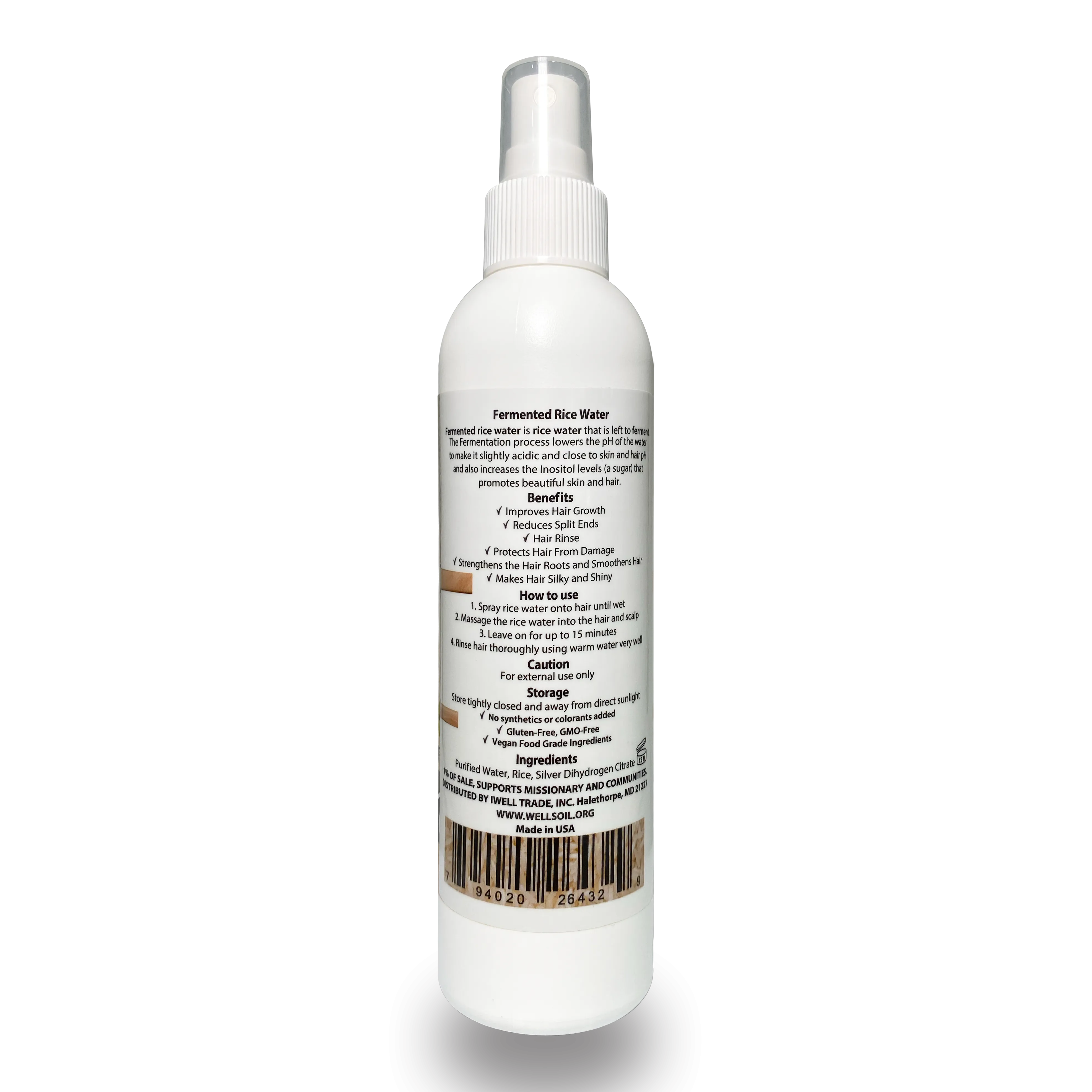 Rice Water Spray 8oz