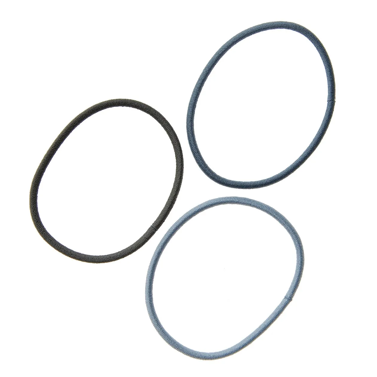 Rubber Hair Bands - 3 Colours (Grey)