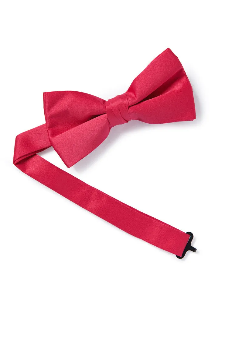 Satin Bow Tie - Fuchsia