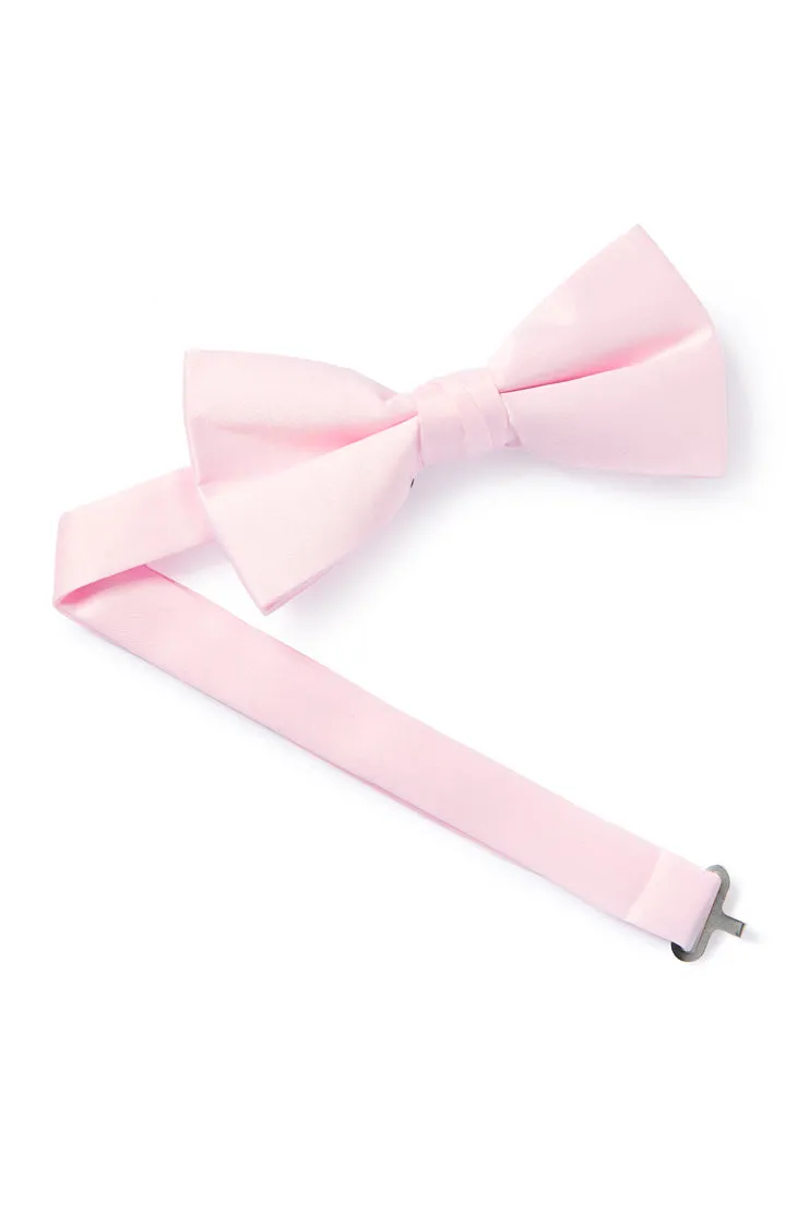 Satin Bow Tie - Light Pink